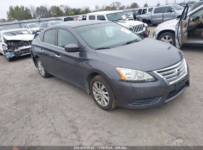 2015 NISSAN SENTRA SV Gray  Gasoline 3N1AB7AP4FY288397 photo #1