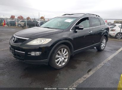 2008 MAZDA CX-9 GRAND TOURING Black  Gasoline JM3TB38V280155144 photo #3