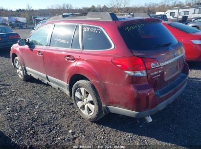 2011 SUBARU OUTBACK 2.5I LIMITED Red  Gasoline 4S4BRBKC0B3357466 photo #4