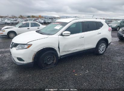 2016 NISSAN ROGUE S White  Gasoline KNMAT2MVXHP554596 photo #3