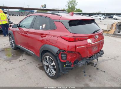 2020 HYUNDAI KONA ULTIMATE Red  Gasoline KM8K53A55LU575483 photo #4