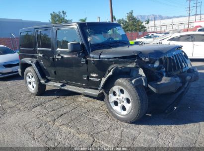 2014 JEEP WRANGLER UNLIMITED SAHARA Black  Flexible Fuel 1C4BJWEG8EL197214 photo #1