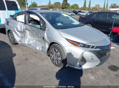 2021 TOYOTA PRIUS PRIME LE Silver  Hybrid JTDKAMFP7M3175450 photo #1