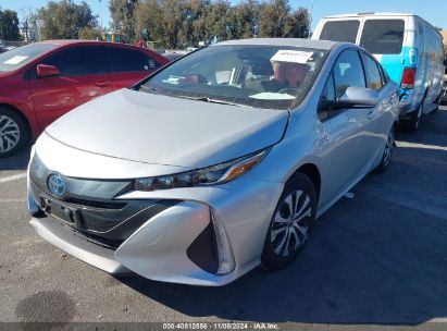 2021 TOYOTA PRIUS PRIME LE Silver  Hybrid JTDKAMFP7M3175450 photo #3