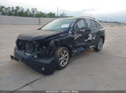 2010 LEXUS RX 350 Black  Gasoline 2T2ZK1BA9AC029934 photo #3