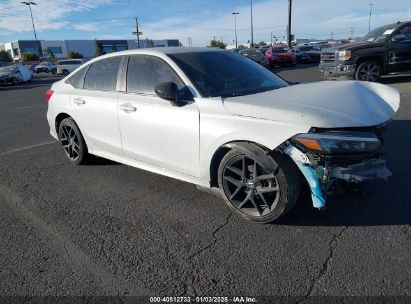 2022 HONDA CIVIC SPORT White  Gasoline 2HGFE2F59NH514783 photo #1