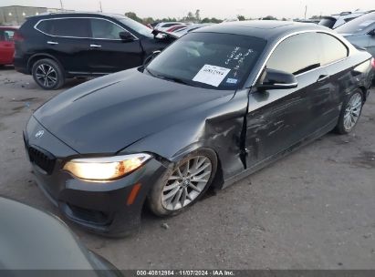 2014 BMW 228I Gray  Gasoline WBA1F5C56EVV98870 photo #3