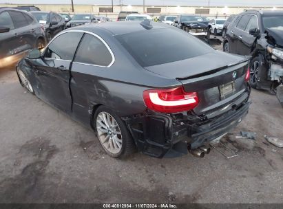 2014 BMW 228I Gray  Gasoline WBA1F5C56EVV98870 photo #4