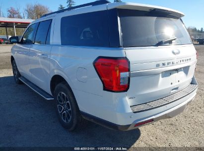 2023 FORD EXPEDITION XLT MAX White  Gasoline 1FMJK1J89PEA12147 photo #4