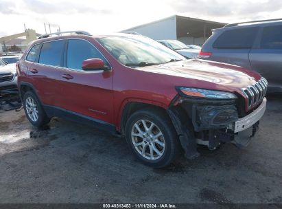 2017 JEEP CHEROKEE LATITUDE FWD Red  Gasoline 1C4PJLCB0HW508620 photo #1