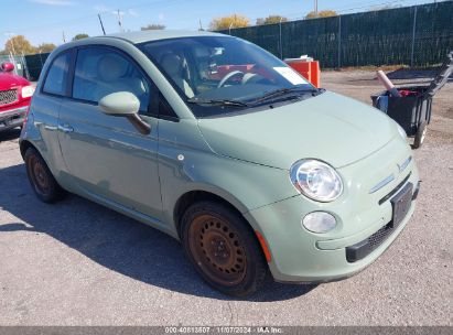 2013 FIAT 500 POP Green  Gasoline 3C3CFFAR5DT660589 photo #1