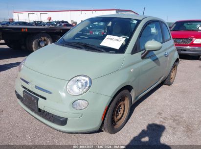 2013 FIAT 500 POP Green  Gasoline 3C3CFFAR5DT660589 photo #3