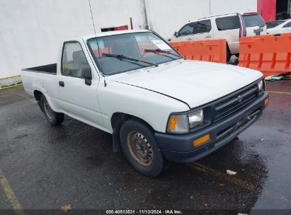 1992 TOYOTA PICKUP 1/2 TON SHORT WHEELBASE White  Gasoline JT4RN81A6N5134536 photo #1