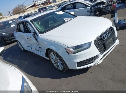 2016 AUDI A4 2.0T PREMIUM White  Flexible Fuel WAUEFAFL1GN004757 photo #1