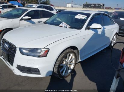 2016 AUDI A4 2.0T PREMIUM White  Flexible Fuel WAUEFAFL1GN004757 photo #3