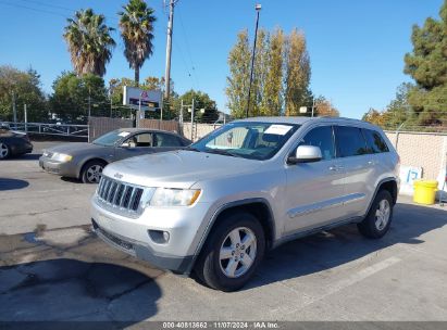 2011 JEEP GRAND CHEROKEE LAREDO Silver  Flexible Fuel 1J4RS4GG4BC588203 photo #3