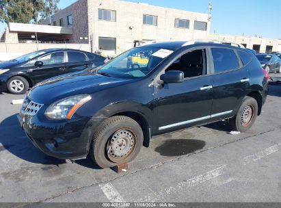 2014 NISSAN ROGUE SELECT S Black  Gasoline JN8AS5MT5EW613532 photo #3