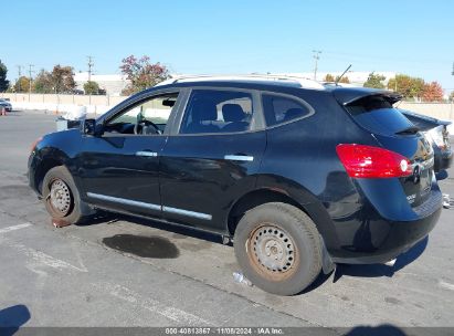 2014 NISSAN ROGUE SELECT S Black  Gasoline JN8AS5MT5EW613532 photo #4