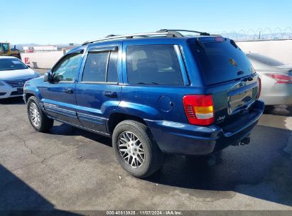 2003 JEEP GRAND CHEROKEE LIMITED Blue  Gasoline 1J4GW58N33C546752 photo #4