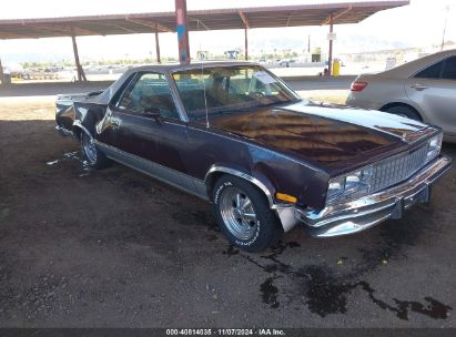 1985 CHEVROLET EL CAMINO White  Gasoline 3GCCW80H5FS906484 photo #1