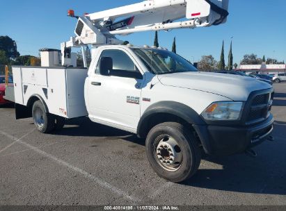 2016 RAM 5500 CHASSIS TRADESMAN/SLT White  Gasoline 3C7WRMAJ9GG244298 photo #1