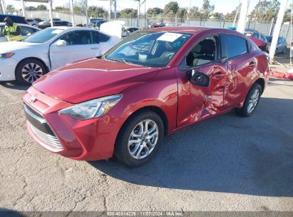 2018 TOYOTA YARIS IA Red  Gasoline 3MYDLBYV4JY303814 photo #3