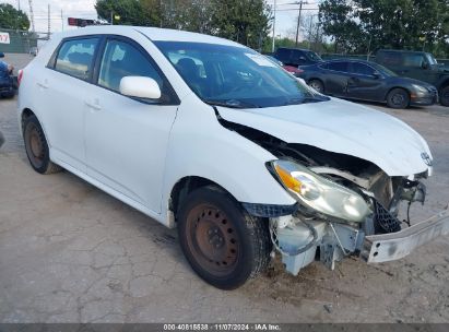 2009 TOYOTA MATRIX White  Gasoline 2T1KU40E79C138587 photo #1