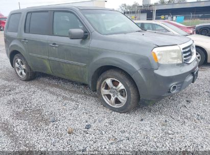 2012 HONDA PILOT EX-L Gray  Gasoline 5FNYF3H51CB010044 photo #1