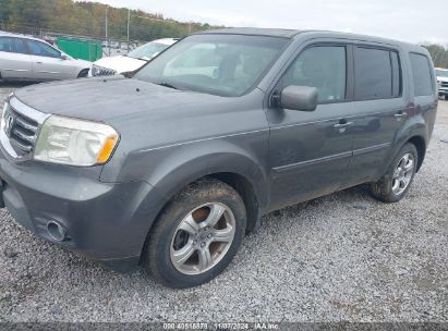 2012 HONDA PILOT EX-L Gray  Gasoline 5FNYF3H51CB010044 photo #3