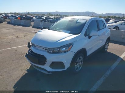 2018 CHEVROLET TRAX LS White  Gasoline KL7CJKSBXJB522979 photo #3