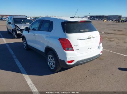 2018 CHEVROLET TRAX LS White  Gasoline KL7CJKSBXJB522979 photo #4