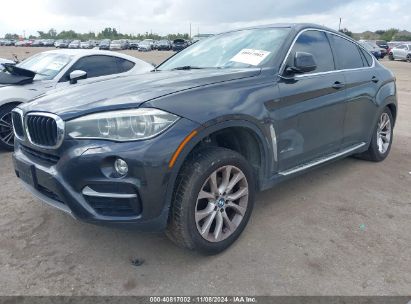 2016 BMW X6 XDRIVE35I Black  Gasoline 5UXKU2C52G0N79758 photo #3