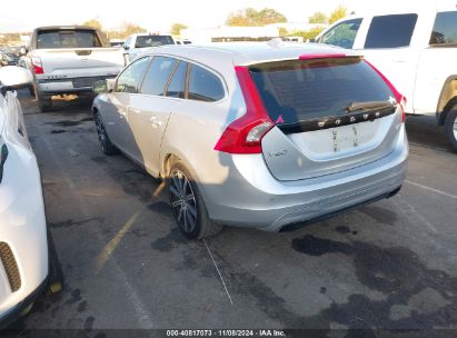 2015 VOLVO V60 T5 PLATINUM Silver  Gasoline YV140MEM9F1258311 photo #4