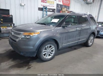 2014 FORD EXPLORER XLT Gray  Gasoline 1FM5K8D84EGB74792 photo #3