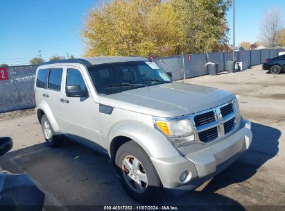 2009 DODGE NITRO SE Silver  Gasoline 1D8GU28K09W514205 photo #1