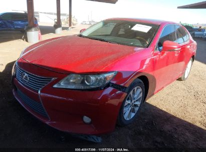 2014 LEXUS ES 300H Red  Hybrid JTHBW1GG2E2047654 photo #3