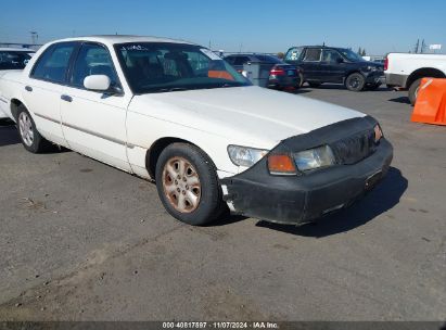 2001 MERCURY GRAND MARQUIS LS White  Gasoline 2MEFM75W31X703047 photo #1