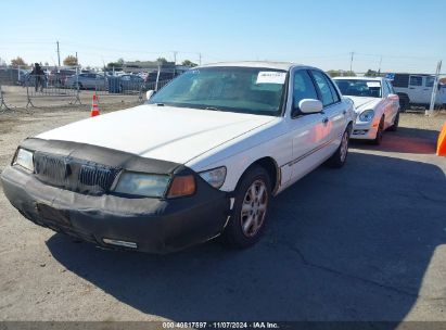 2001 MERCURY GRAND MARQUIS LS White  Gasoline 2MEFM75W31X703047 photo #3