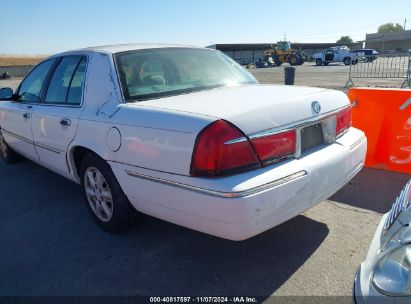 2001 MERCURY GRAND MARQUIS LS White  Gasoline 2MEFM75W31X703047 photo #4