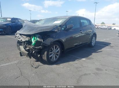 2017 KIA FORTE LX Black  Gasoline KNAFK5A88H5671563 photo #3