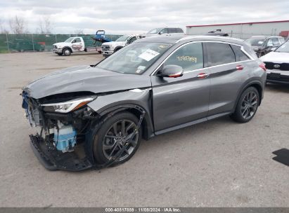 2019 INFINITI QX50 ESSENTIAL Gray  Gasoline 3PCAJ5M33KF127736 photo #3