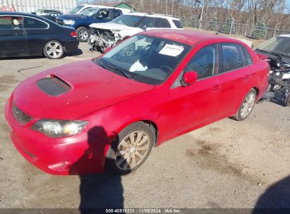 2008 SUBARU IMPREZA WRX Red  Gasoline JF1GE74608G508176 photo #3