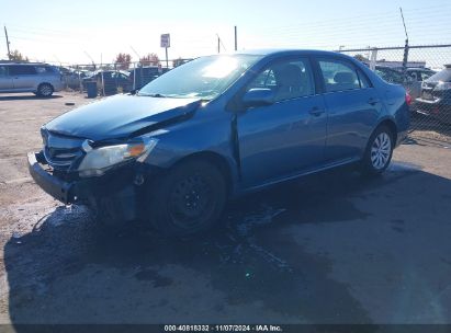 2013 TOYOTA COROLLA LE Light Blue  Gasoline 5YFBU4EE1DP114013 photo #3