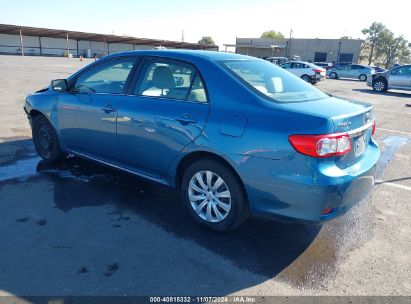 2013 TOYOTA COROLLA LE Light Blue  Gasoline 5YFBU4EE1DP114013 photo #4