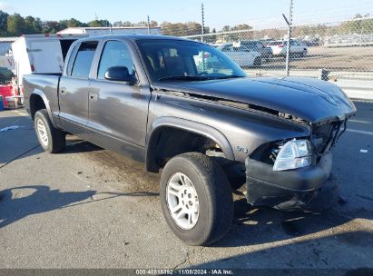 2002 DODGE DAKOTA QUAD SPORT/QUAD R/T Gray  Gasoline 1B7HL38N12S719003 photo #1