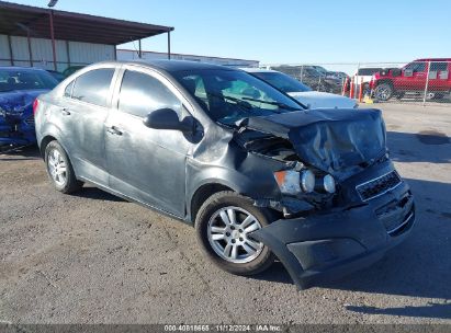 2012 CHEVROLET SONIC 2LT Black  Gasoline 1G1JC5SH5C4104260 photo #1