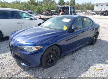 2021 ALFA ROMEO GIULIA RWD Blue  Gasoline ZARFAMANXM7649106 photo #3