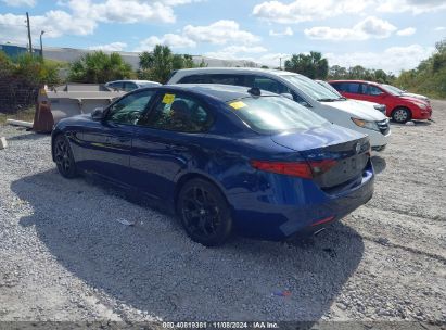 2021 ALFA ROMEO GIULIA RWD Blue  Gasoline ZARFAMANXM7649106 photo #4