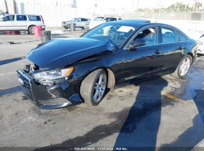 2014 AUDI A6 2.0T PREMIUM Black  Gasoline WAUGFAFCXEN110226 photo #3