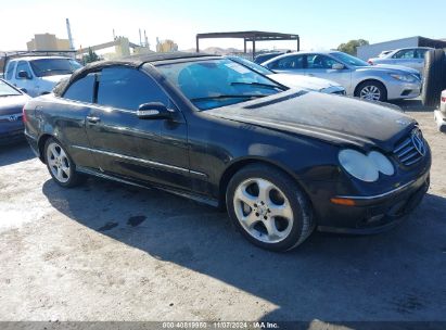 2004 MERCEDES-BENZ CLK 500 Black  Gasoline WDBTK75G54T004621 photo #1